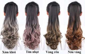 Tóc giả ngoạm omber N-KM22R, màu [nâu vàng]