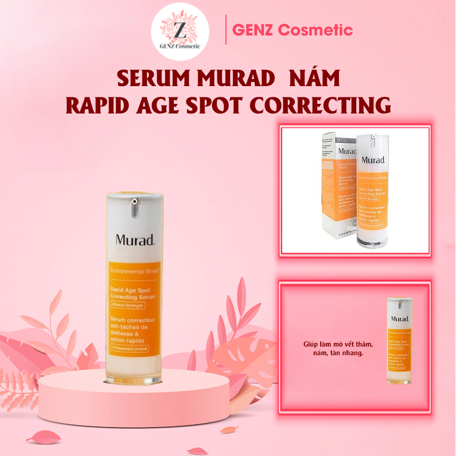 Serum Murad Nám Rapid Age Spot Correcting GENZ COSMETIC Đem Dến Làn Da Tươi Sáng Rạng Rỡ Tăng Cường Quá Trình Thay Đổi Tế Bào 5ml