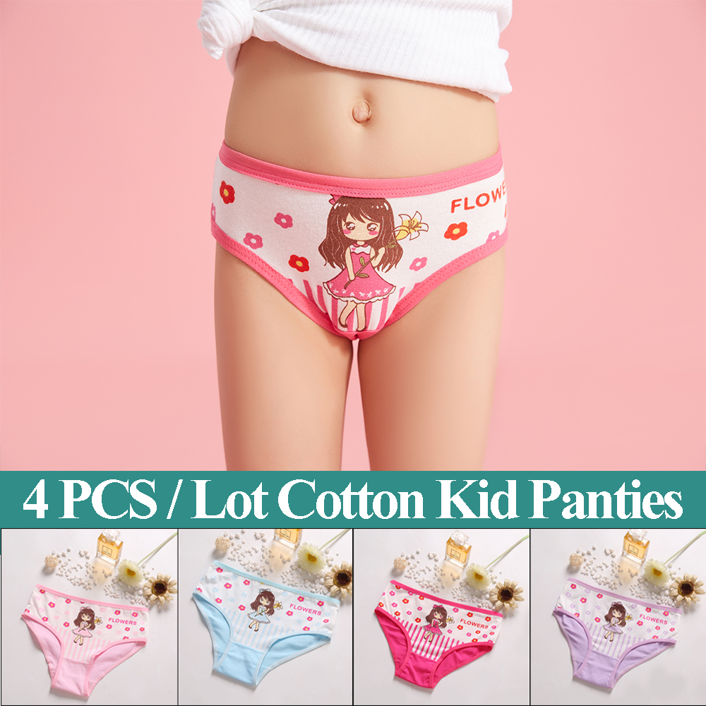 COD☑️3PCS Kid's/Girl's children girl panties cute cartoon