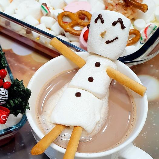 Kẹo Xốp Marshmallows 1kg( hạt to) làm kẹo nougat, nướng...