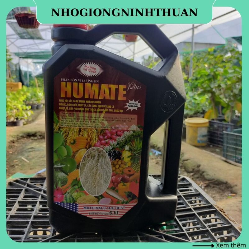 Phân bón Humate Humic hữu cơ vi lượng phục hồi cây kích thích ra rễ mạnh lớn trái PB11