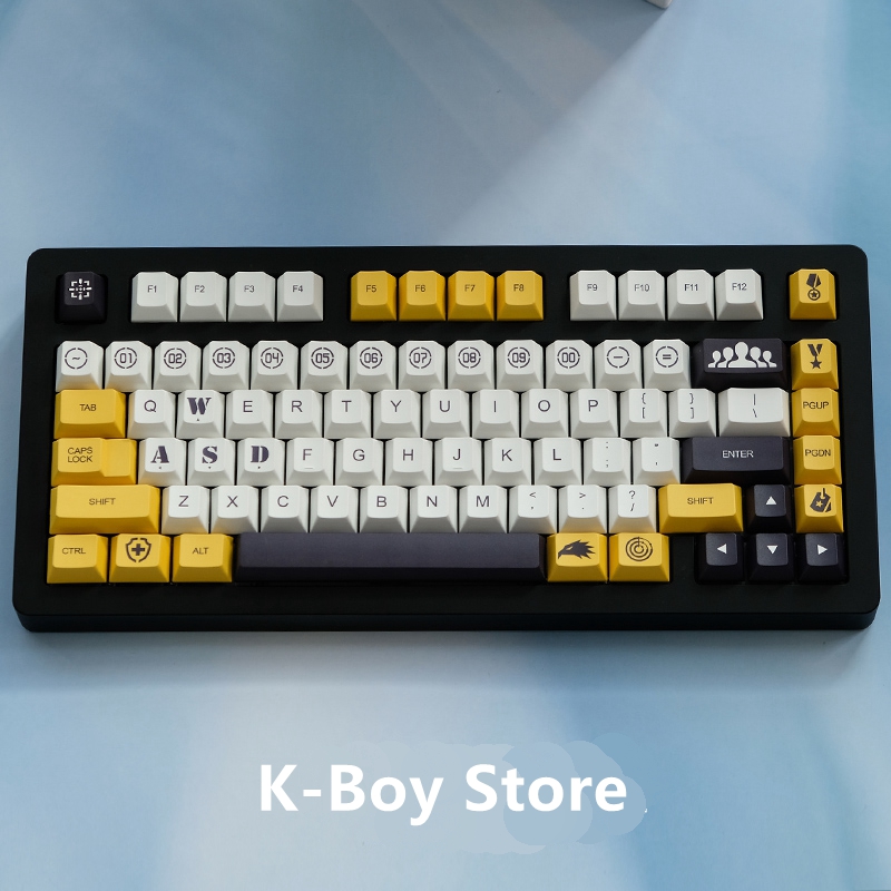 Gmk army keycaps 163 phím cherry profile pbt thăng hoa keycaps cho công tắc cherry mx bàn phím cơ keychron/rk61/gk61/anne pro 2