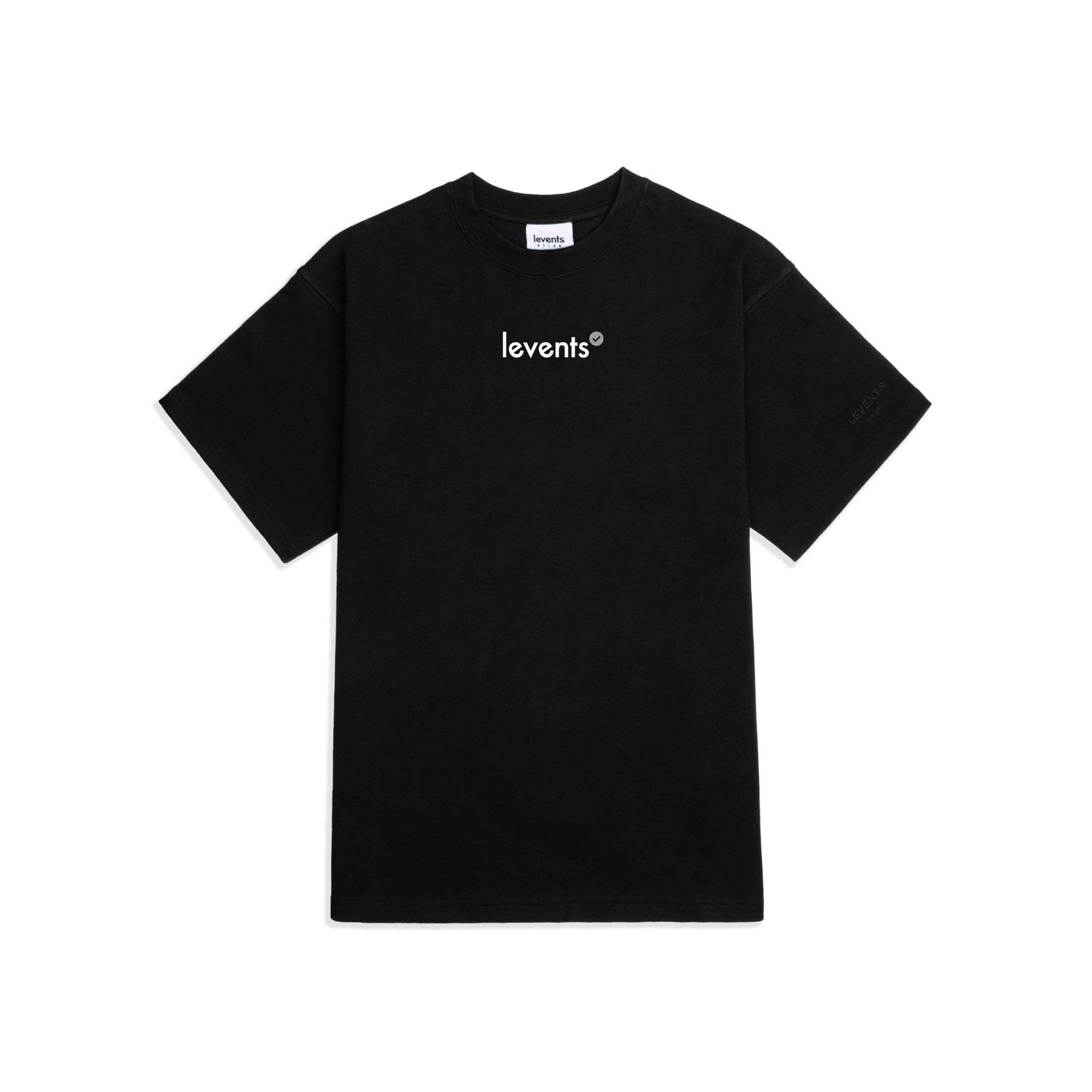 Levents - áo thun popular logo - tee/ black white local brand