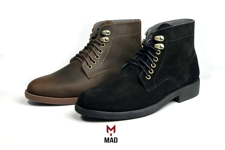 Giày cao cổ nam Desert Plain Iron Boots MAD da lộn cao cấp chính hãng bảo hành trọn đời