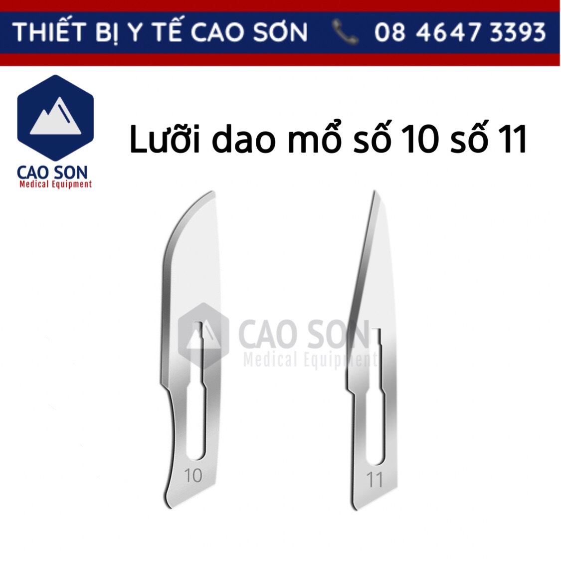 Lưỡi dao mổ số 10 11 hộp 100 cây