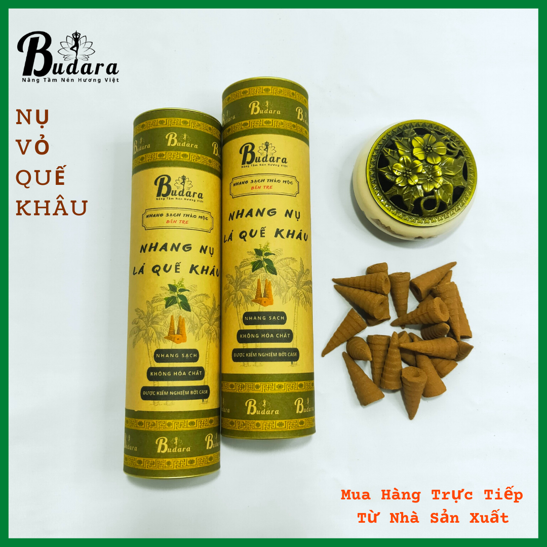 Nhang nụ quế khâu ( loại thường ), xông nhà cửa, làm thơm phòng - nhang thảo dược Budara