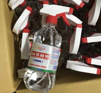 Dung dịch sát khuẩn Cồn 70 độ có vòi xịt chai 1000ml