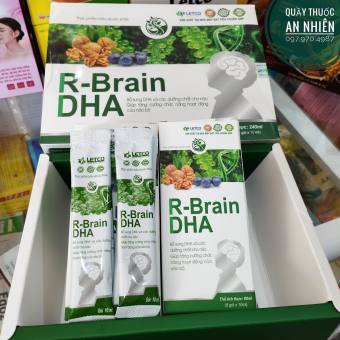 Bổ não trẻ em R-BRAIN DHA - Bổ sung DHA kèm vitamin cho bé (hộp 24 gói x 10ml)