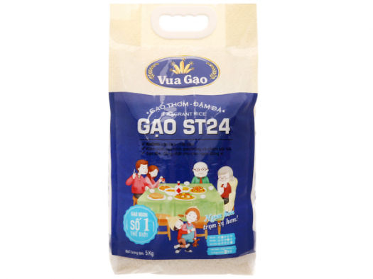 GẠO THƠM VUA GẠO ĐẬM ĐÀ ST24 BAO 5KG
