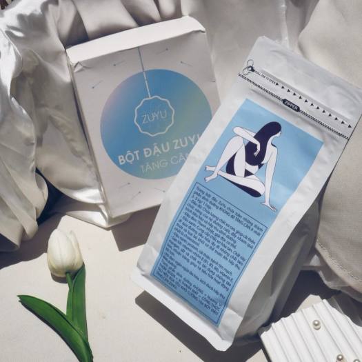 Combo Bột Tăng Cân + Bột Tăng Vòng 1 ZuYu (Tặng Tinh dầu massage V1 + THƯỚC ĐO)