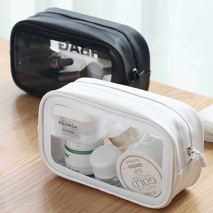Túi Đựng Mỹ Phẩm Du Lịch Trong Suốt Đựng Đồ Trang Điểm Cá Nhân Washbag - Wahsbag  Chống Thấm Nước HL8 - Hộp Để Bông Tẩy Trang Makeup Đựng Son - túi đựng đồ trang điểm - túi đựng đồ cá nhân - túi đựng mỹ phẩm du lịch