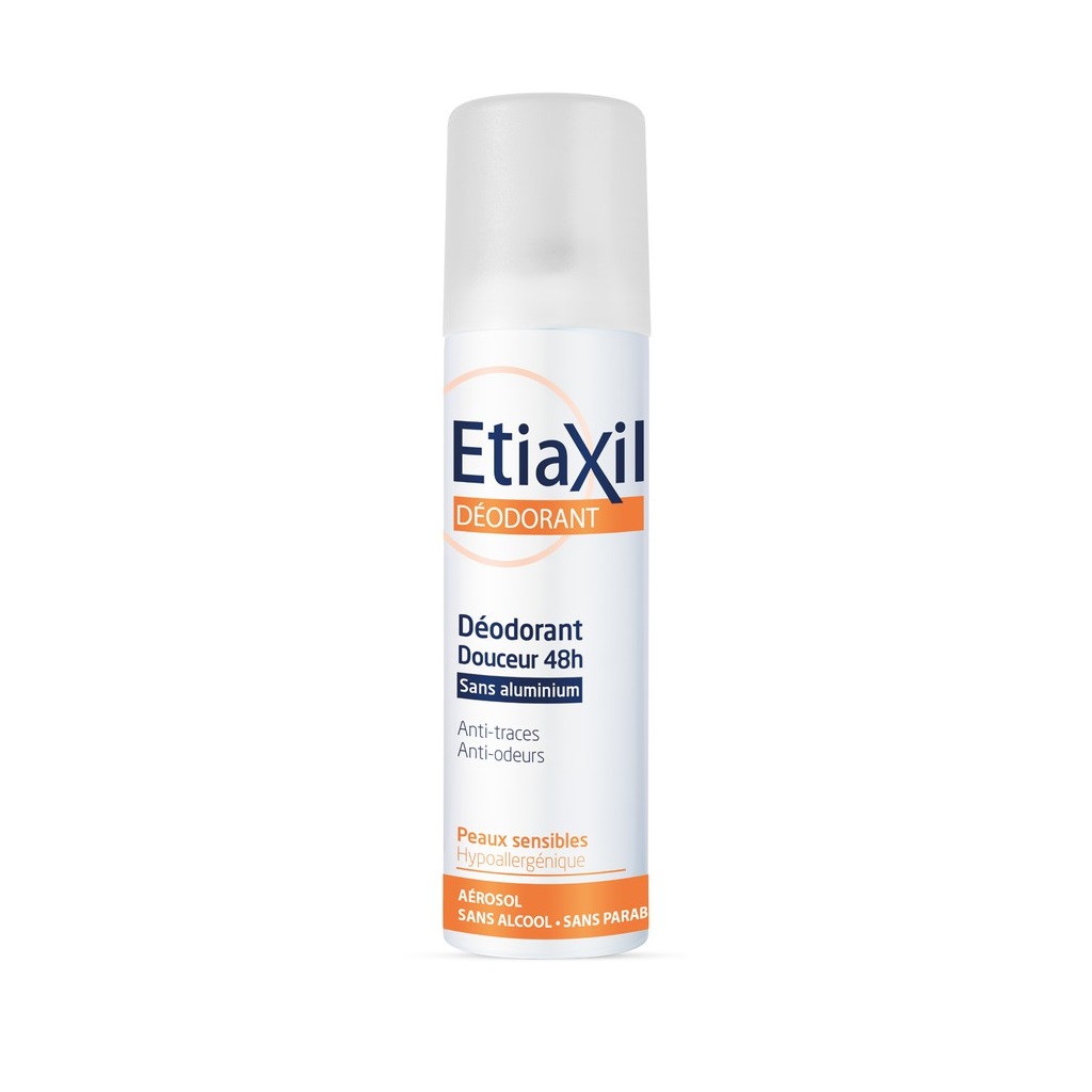 Xịt Khử Mùi Không Muối Nhôm Etiaxil Déodorant Douceur 48H Sans Aluminium 150ml