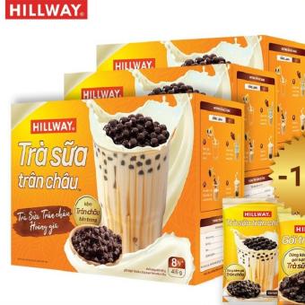 Hộp Trà Sữa Trân Châu Hillway 416g (8 Gói x 30g)