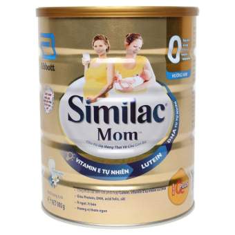 Tặng 1 Túi Xách - Sữa Bầu Similac Mom IQ Plus Hương Vani Hộp 900g (Bà mẹ mang thai và cho con bú) - HSD Luôn Mới
