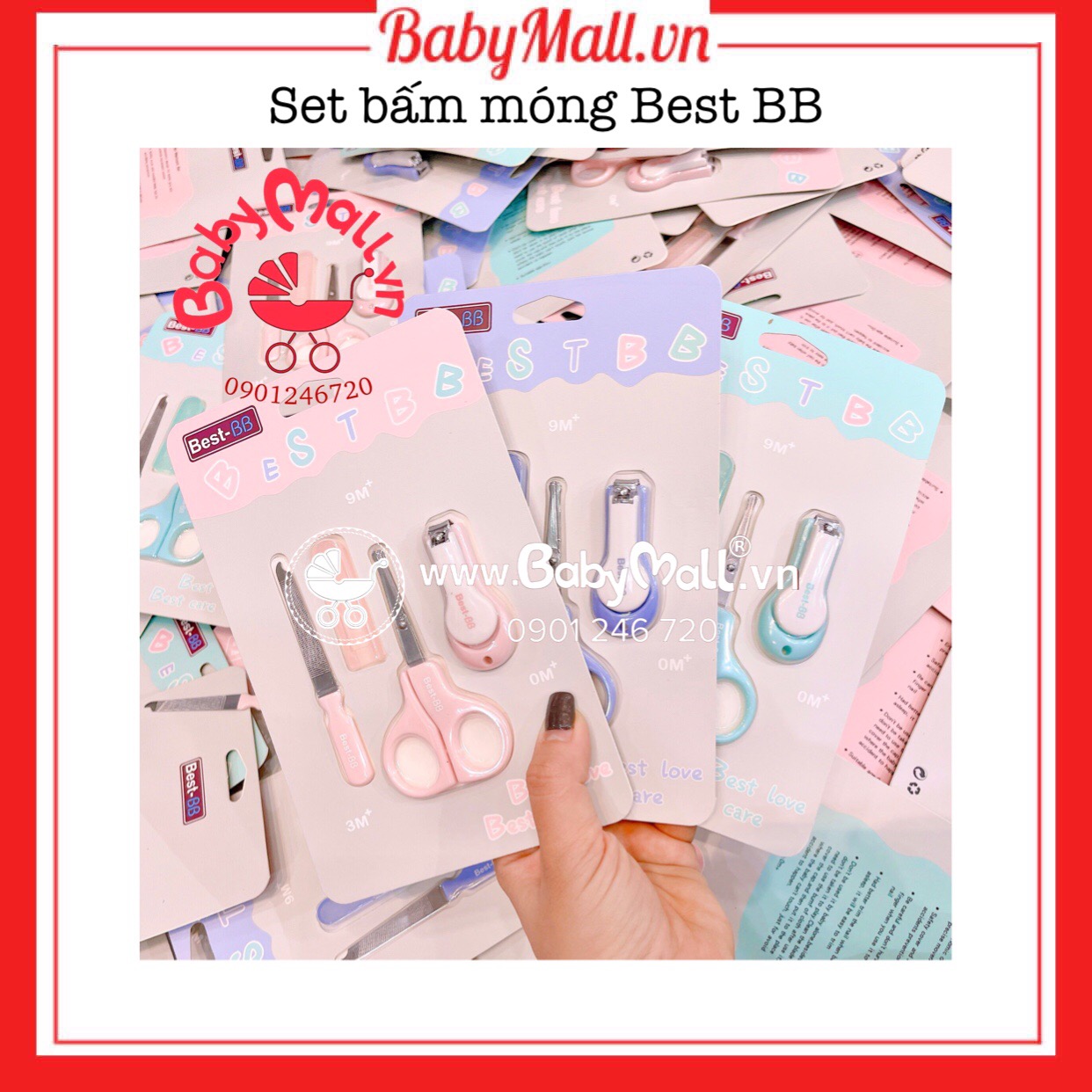 Set bấm móng cho bé Best BB Babymall.vn