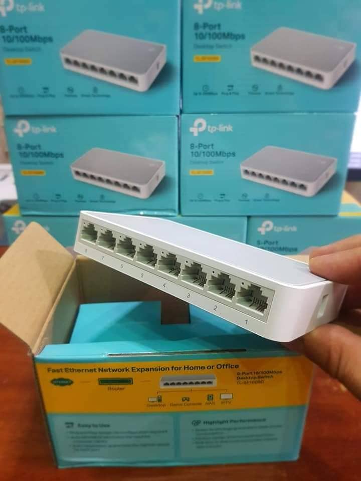 Switch tplink 8 port - bộ chia mạng - bộ chia cổng lan 8 cổng tplink 10/100