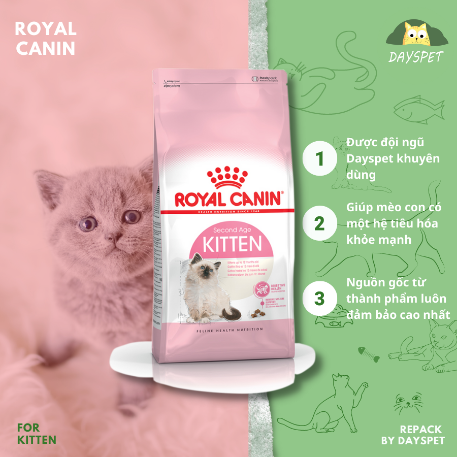 Royal canin kitten Thức ăn hạt cho mèo con cao cấp dinh dưỡng tốt cho