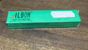 KHóa âm cửa lùa màu sữa / bạc