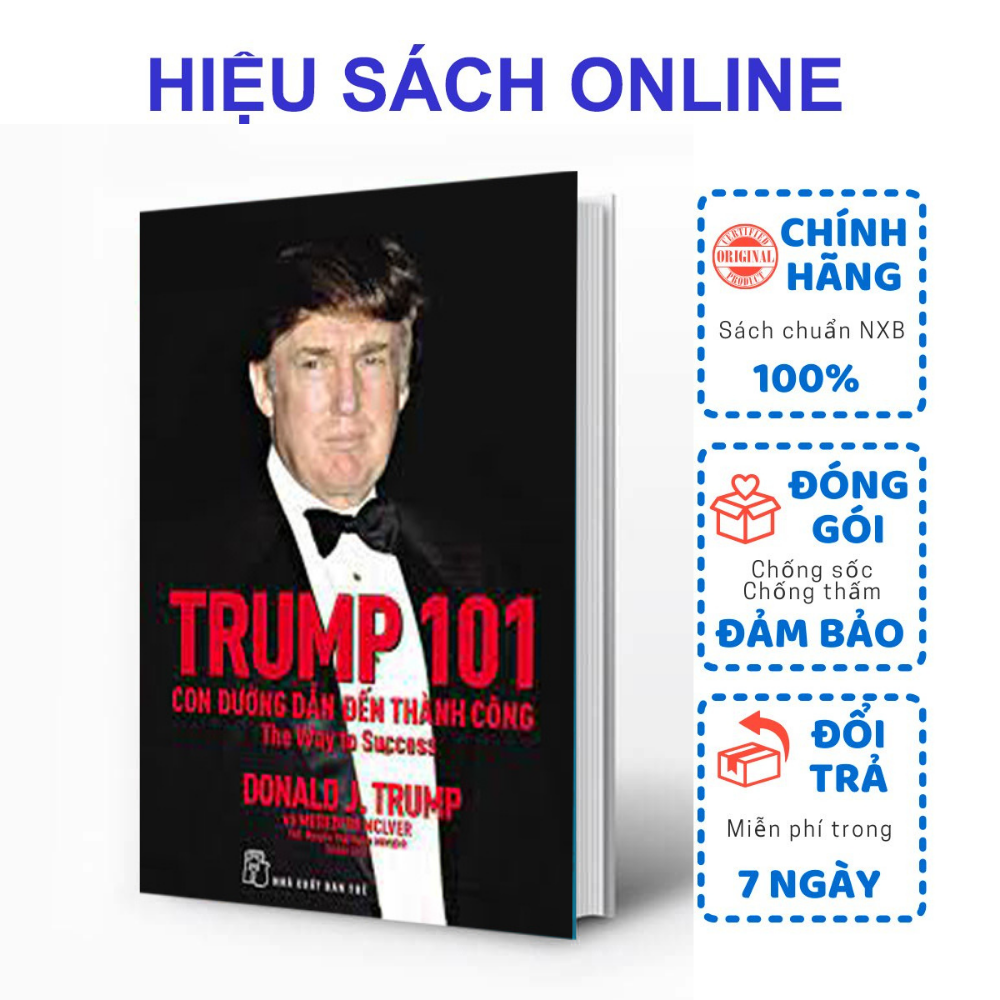 Sách - trump 101: con đường dẫn đến thành công - tặng kèm bookmark
