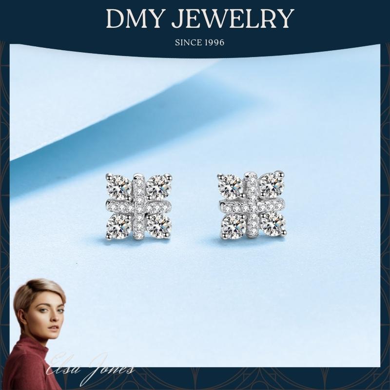 DMY Jewelry Moissanite Diamond Party Jewelry Peace Knot Stud Earrings
