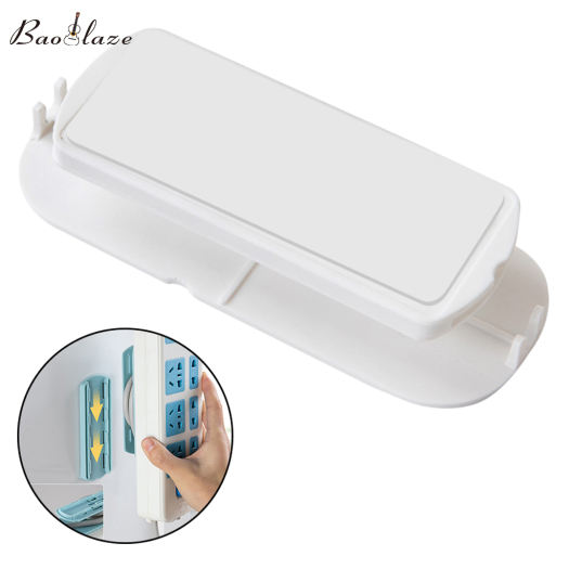 Baoblazeelf Giá Đỡ Dải Điện Dính, Bộ Cố Định Ổ Cắm Cố Định Gắn Tường