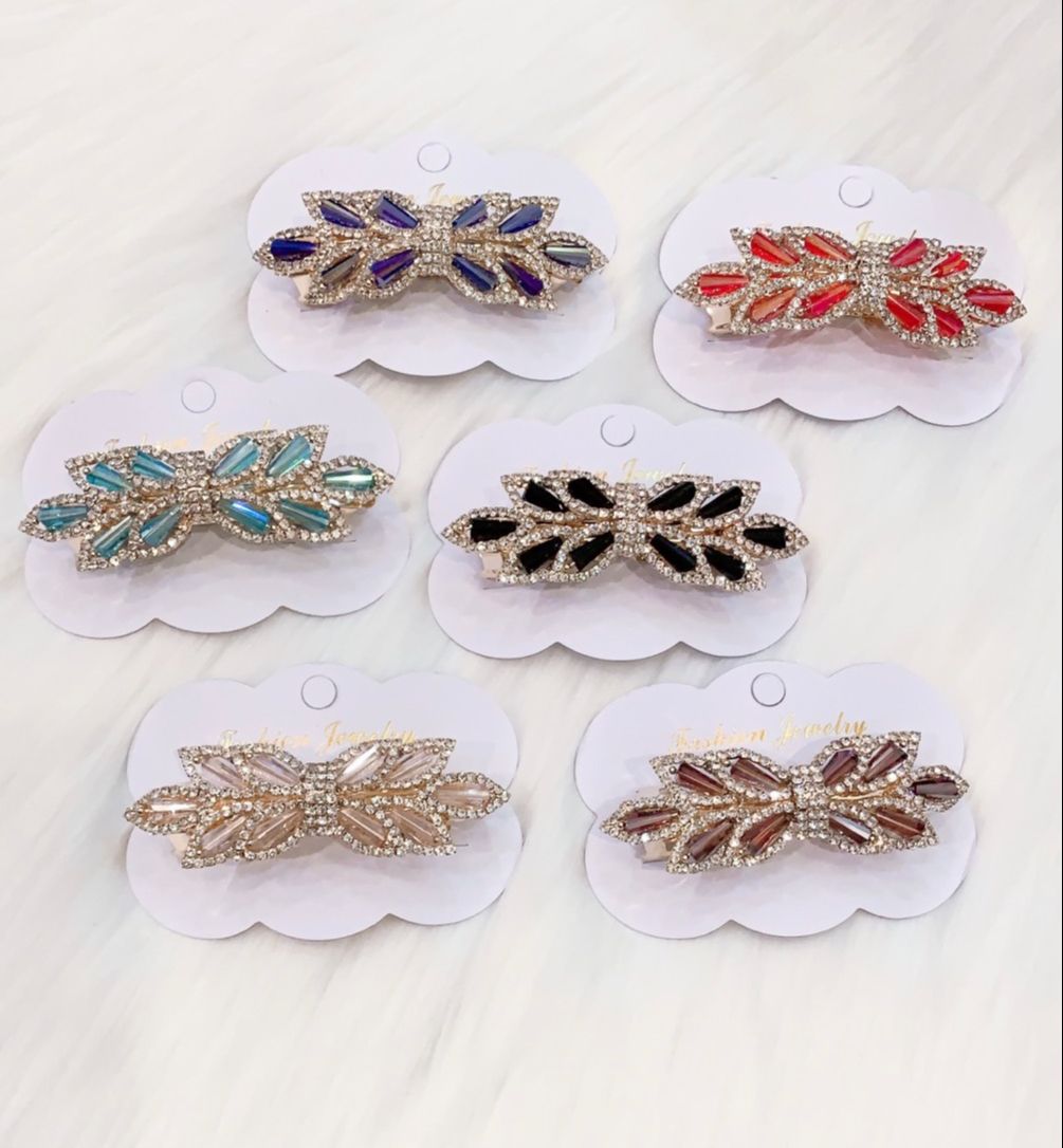 1 Cặp Tóc Đính Đá Cao Cấp-phukienteen