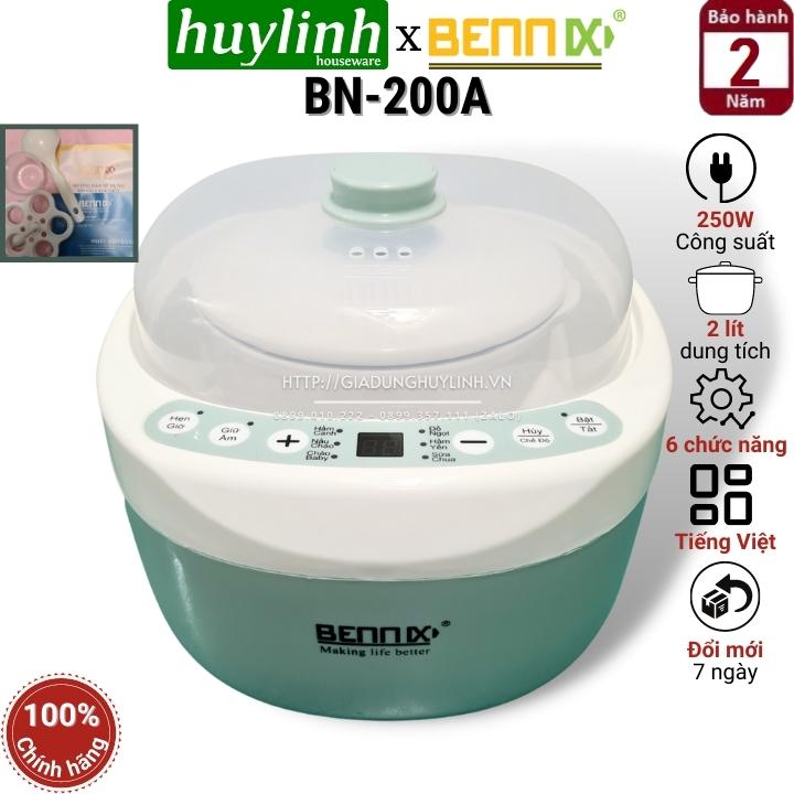 Nồi chưng yến hấp cách thủy Bennix BN-200A - SEKA GT69 - Dung tích 2 lít