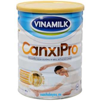 Sữa bột Vinamilk CanxiPro Lon 900g - Dinh dưỡng ít béo, bổ sung canxi - HSD luôn mới