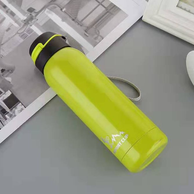 Bình Nước Xe Đạp Thể Thao, Bình Giữ Nhiệt Inox304 Tập Gym Chạy Bộ An Toàn Sức Khỏe 500ml