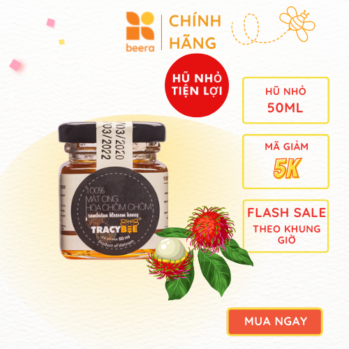 Mật Ong Nguyên Chất Hoa Chôm Chôm Tracybee Beera tăng cường sức khỏe giảm béo phì