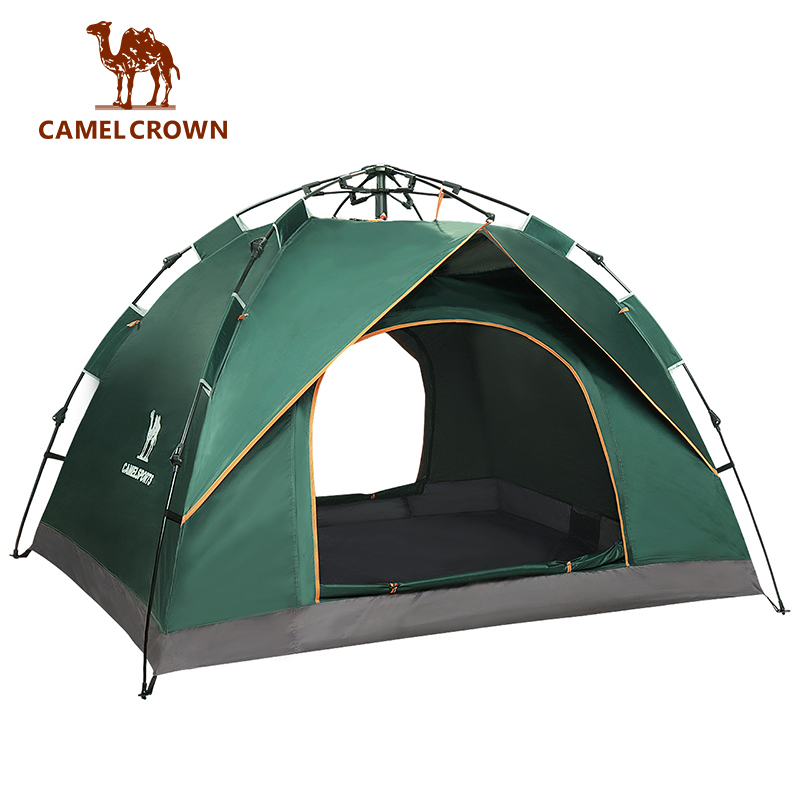 【COD】CAMEL CROWN Lều Thủy Lực Ngoài Trời Dày Tự Động Bật Lên Cắm Trại Dã Ngoại Ngoài Trời Chống Mưa