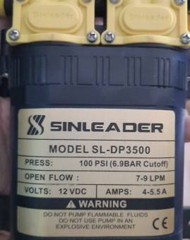 Máy bơm đôi Sumo tăng áp lực nước mini 12V 120W phun sương - rửa xe - Lưu lượng 7-9L/phút Tự động hút nước