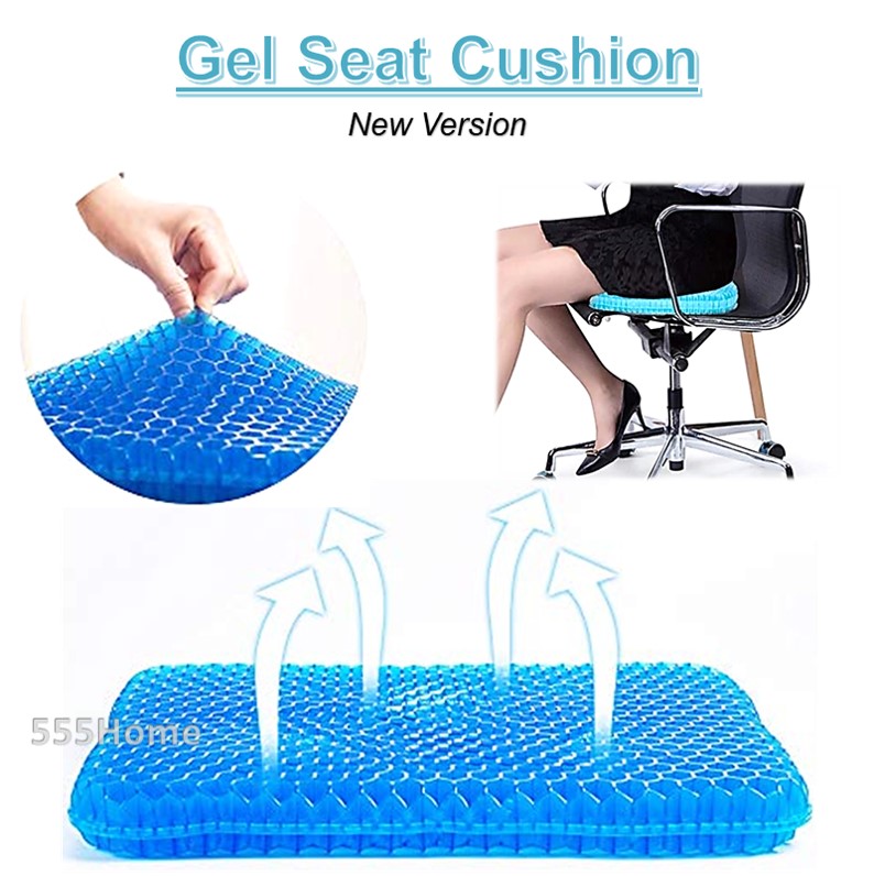 Hot Selling Breathable Double Layer Non-Slip Cooling TPE Egg Gel Seat Cushion  for Office Chair - China Gel Seat Cushion and TPE Egg Gel Seat Cushion  price