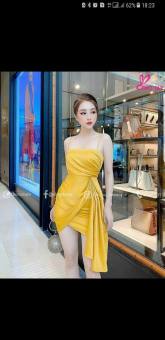 Váy body hai dây ôm dáng bèo hông quyến rũ