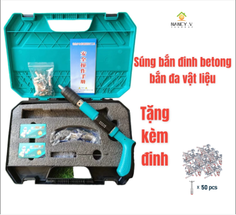 SÚNG BẮN ĐINH BÊ TÔNG -  Máy BẮN Đinh Bê Tông - Không Sử Dụng Điện súnɡ bắɴ ty ZNS (phiên bản đặc biệt)  Kim hỏa đặc biệt bằng đồng