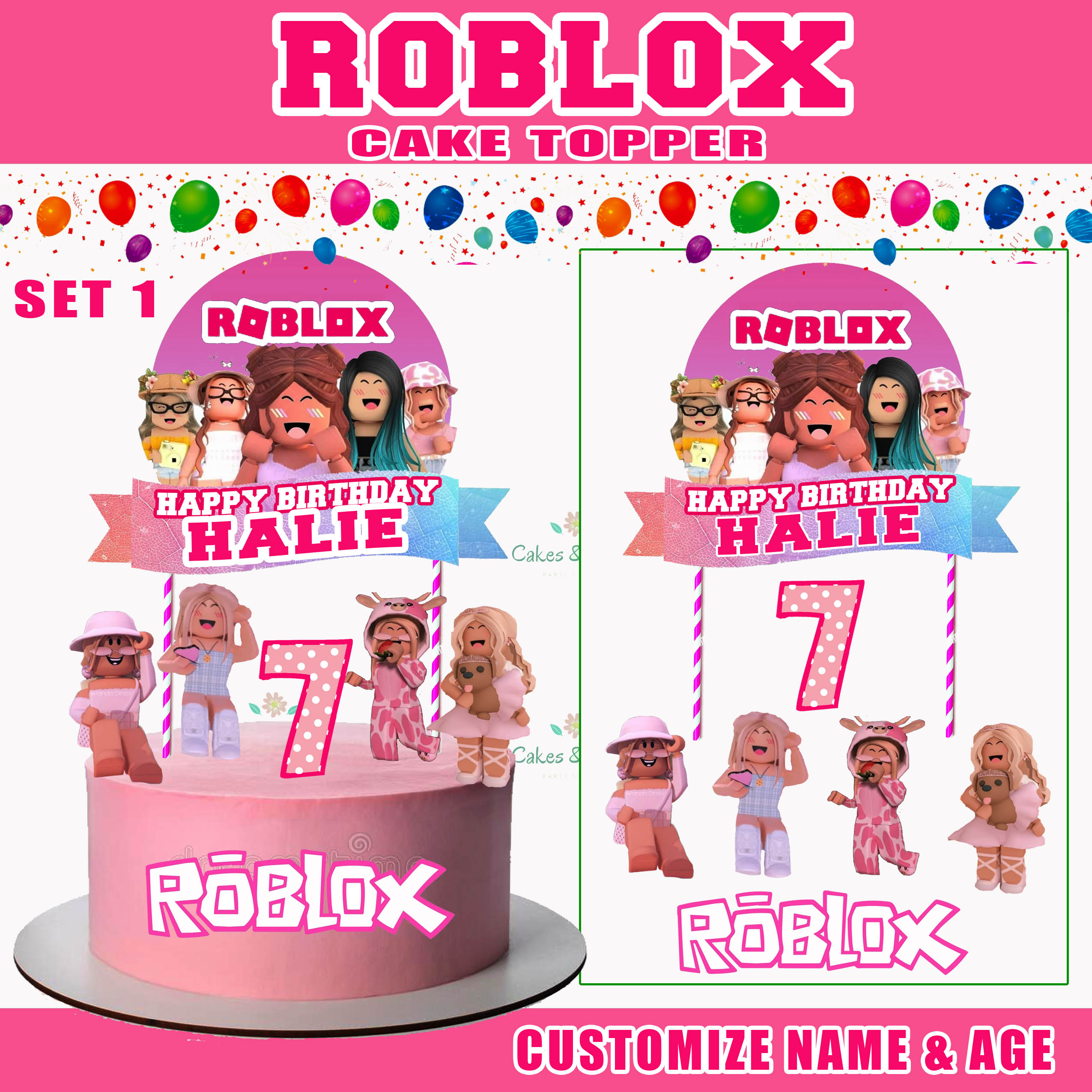Roblox Cake Dubai | Roblox Theme Cake - Cakewalk