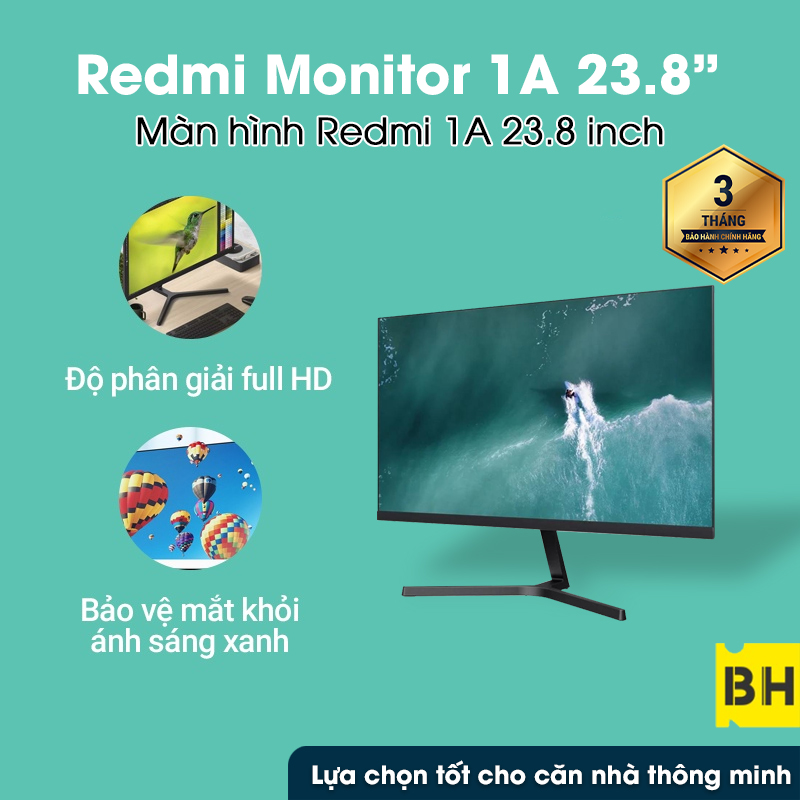Màn Hình Máy Tính Redmi Desktop Monitor 1A 23,8 inch Full HD Hỗ Trợ Tiếng Anh [Bảo Hành 3 Tháng]