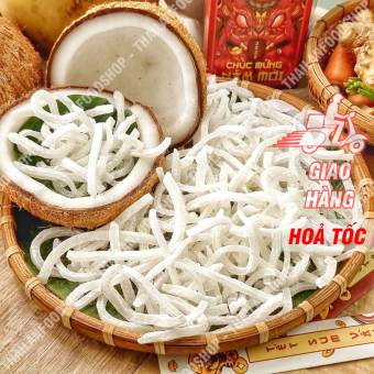 Mứt Dừa Non Thanh Điêp Sợi Đũa Vị Vani Lon 450Gr