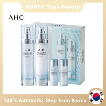Bộ Chăm Sóc Da AHC Hyaluronic Dewy Radiance Skin Care Set (2x100ml + 2x30ml)