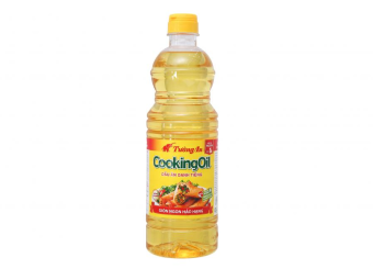 Chai Dầu Ăn Tường An Cooking Oil 1L- Hàng Chính Hãng Date Mới