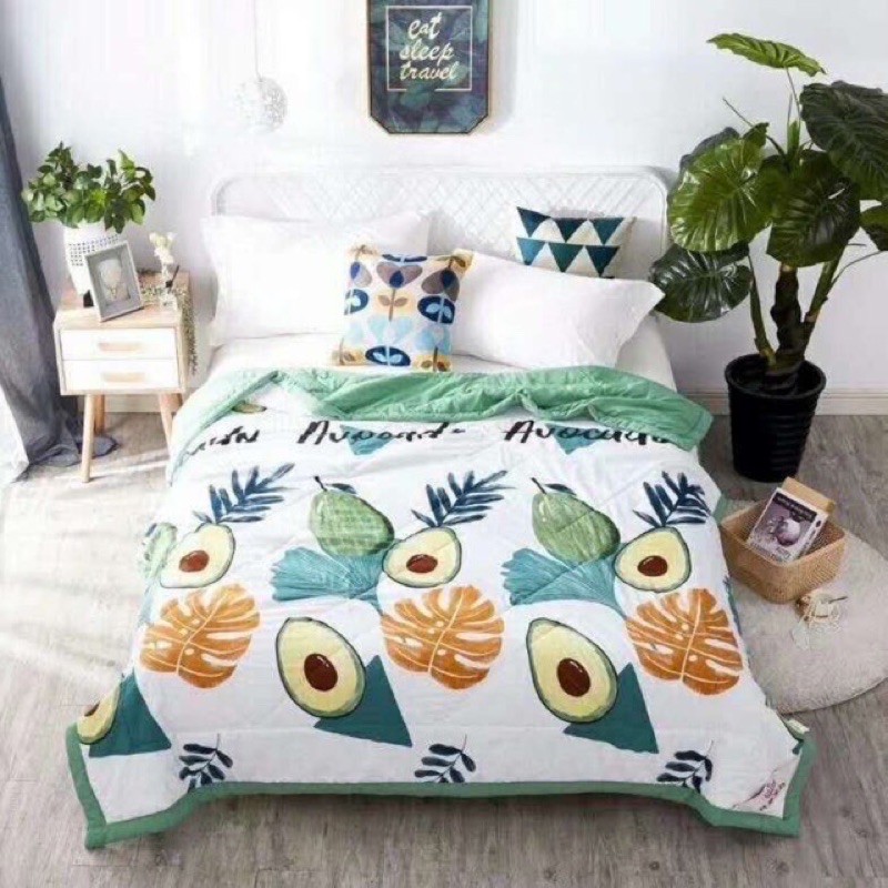 Chăn xuân hè zara home chất đũi đẹp thoáng mát