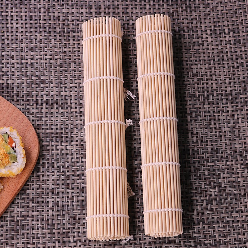 Dụng cụ cuộn sushi bằng gỗ/ mành cuộn sushi bằng tre/ mành tre cuộn cơm kimbap sushi hàn quốc/ mành tre cuộn cơm rong biển kimbap cuốn sushi/ màn tre cuộn cơm hàn quốc/ mành cuốn kimbap