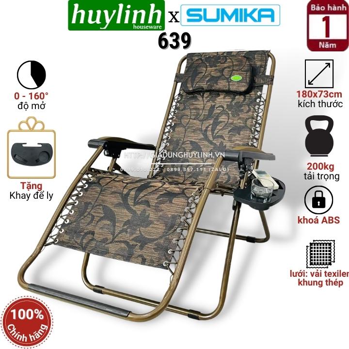 Giường xếp gấp thư giãn sumika 639 - rộng 73cm - tải trọng 200kg