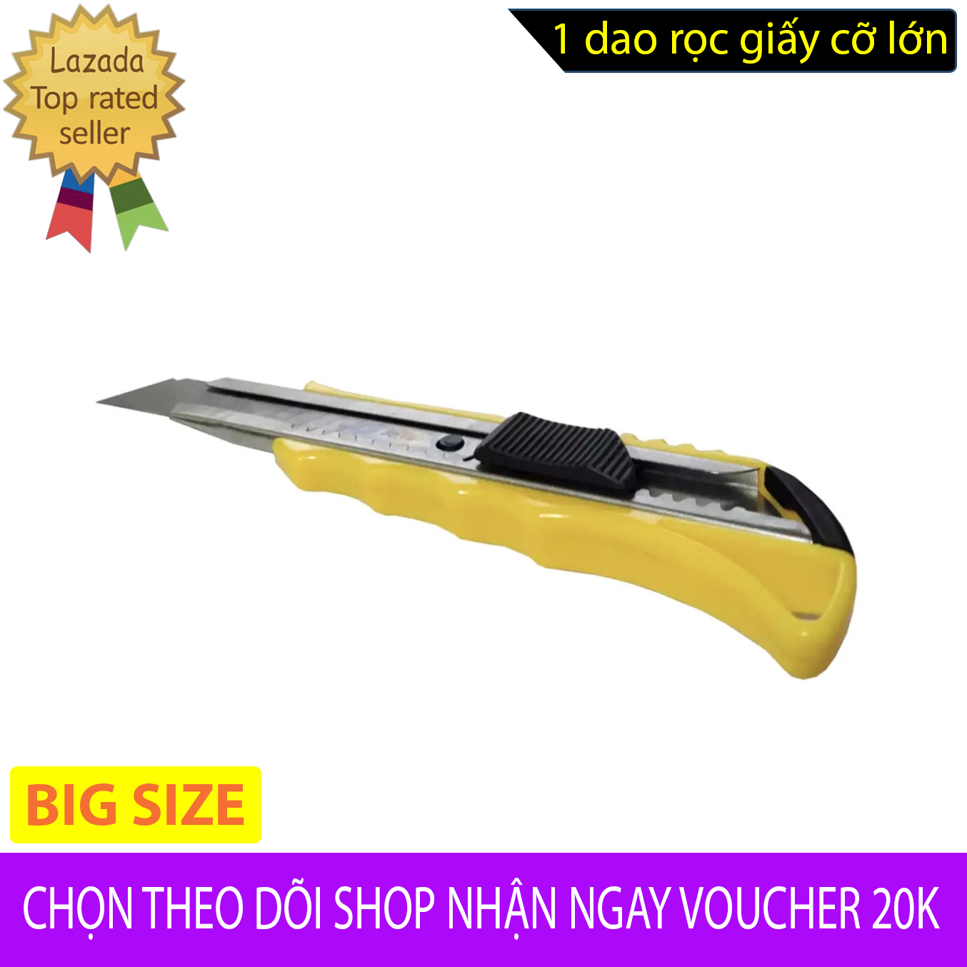 Dao rọc giấy siêu bén cỡ lớn - dao dọc giấy, Dùng để cắt giấy, cắt vải, cắt dây, làm đồ hand made,.. Dao dọc giấy