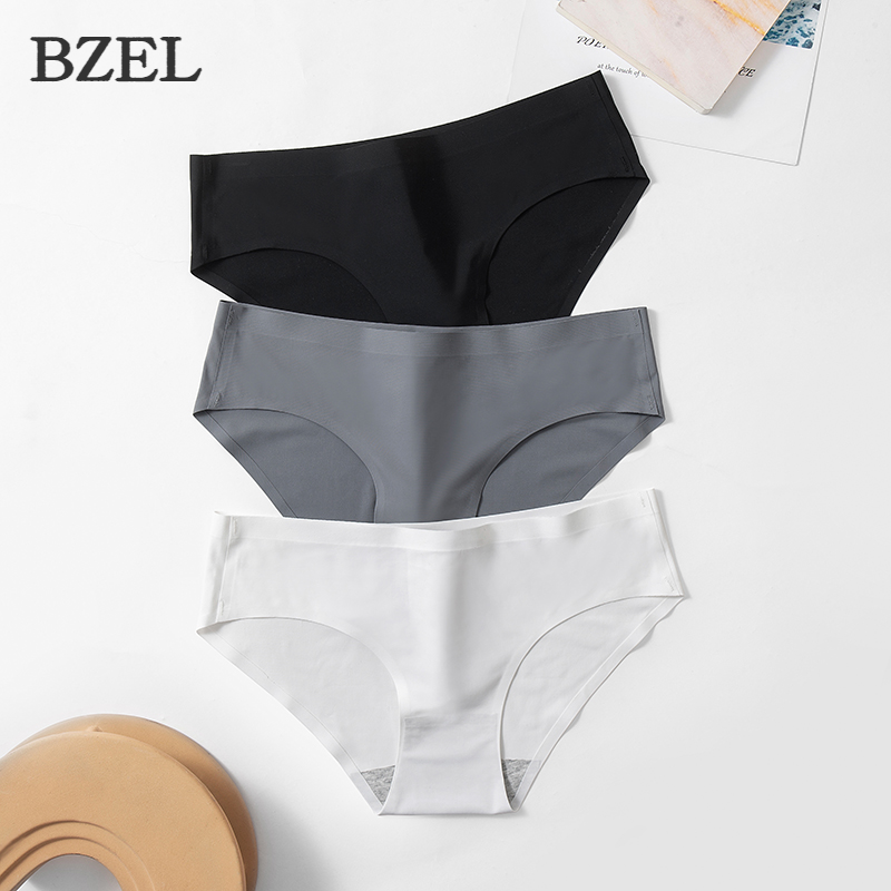 BZEL Seamless Women Thongs Panties Solid Underwear Sports G-String Sexy  Comfortable Panty Low Waist Plus Size Tanga T-Back S-3XL
