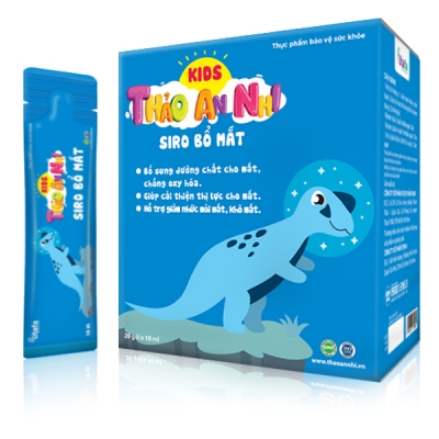 Siro bổ mắt thảo an nhi kids hộp 20 gói