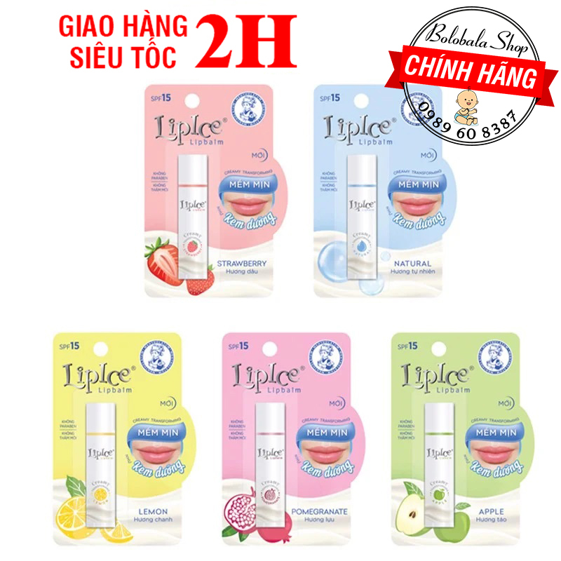 Son Dưỡng Không Màu Lipice Lipbalm 4.3g