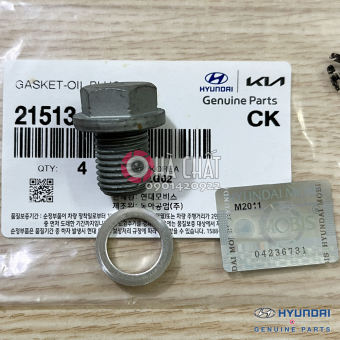 Ốc xả nhớt chính hãng HYUNDAI & KIA 🚘 Nhập khẩu Hàn Quốc, Bảo hành 100% là hàng chính hãng 2151223001