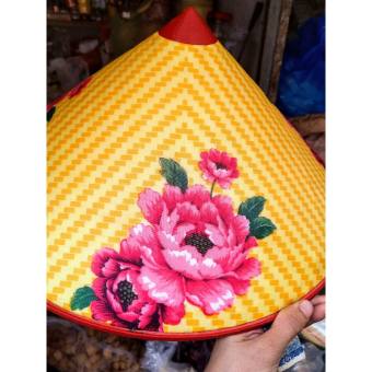 Nón lá bằng nhựa lót giấy bạc cao cấp chống nắng mưa 7 MÀU.