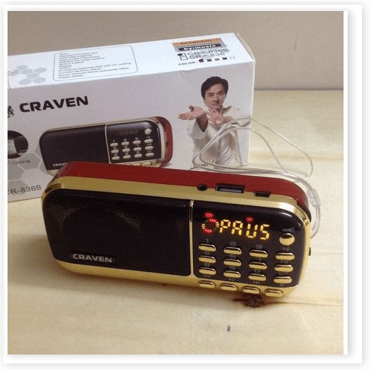 Loa usb thẻ nhớ radio craven cr-25a